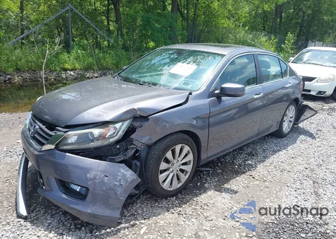 2014 Honda Accord Ex-L from USA, damaged, VIN 1HGCR2F80EA054896